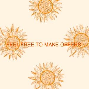 Feel free to make offers